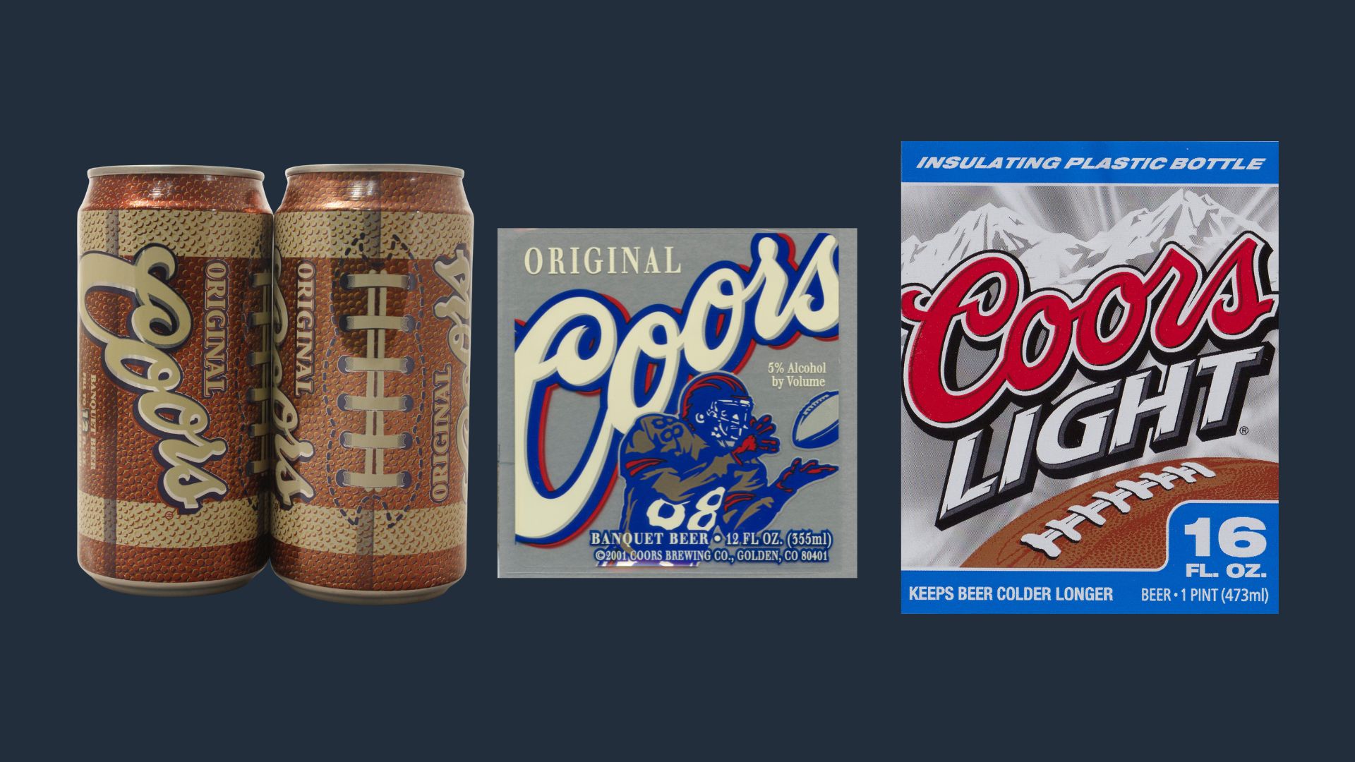 Coors Football Labels