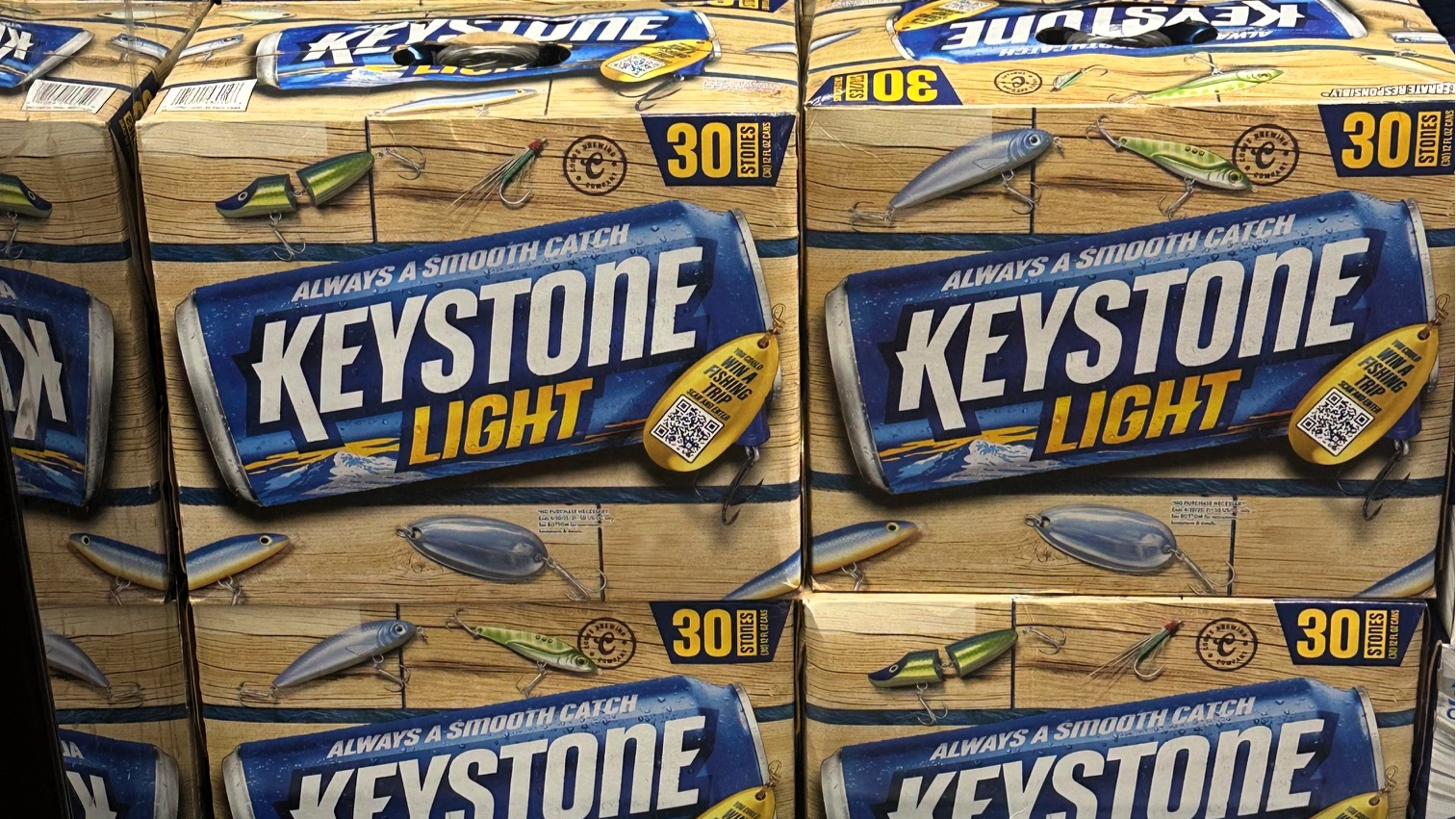 Keystone Light fishing packs