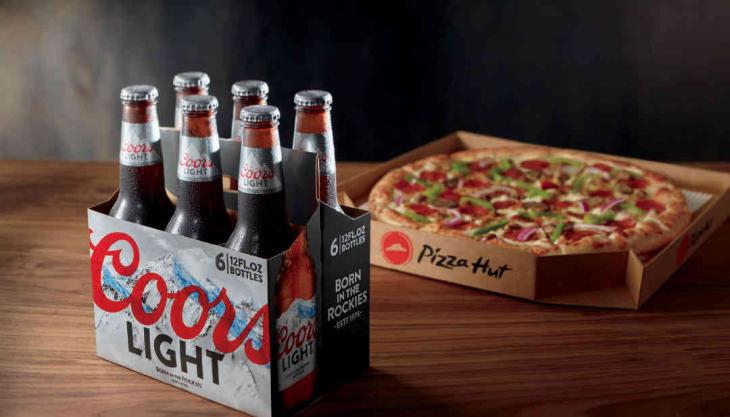 Pizza Hut Coors Light